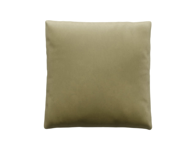 jumbo pillow - leather - olive - 100cm x 100cm