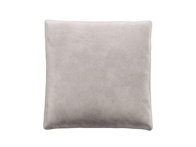 jumbo pillow - velvet - light grey - 100cm x 100cm