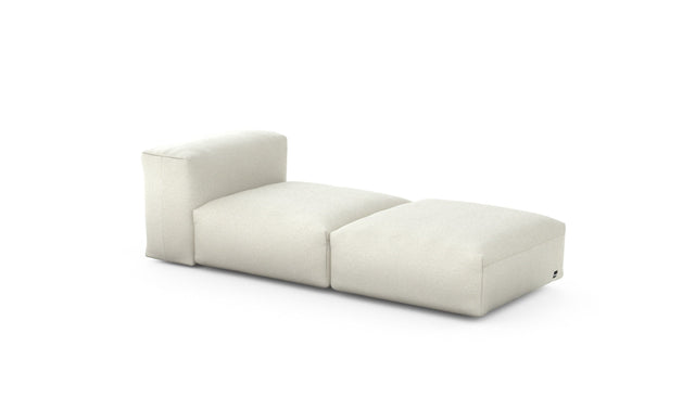 Preset lounger - linen - platinum - 199cm x 84cm