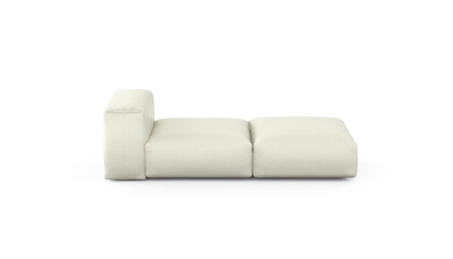 Preset lounger - pique - creme - 199cm x 84cm