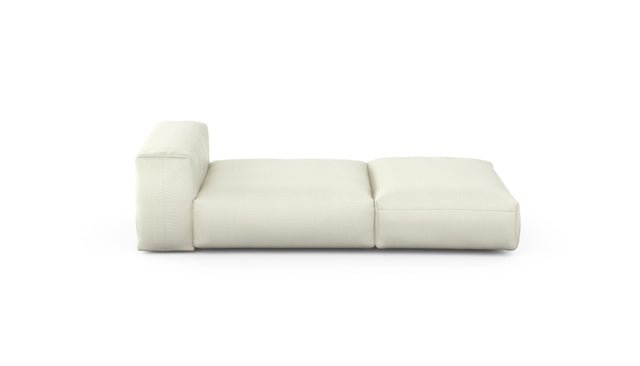 Preset lounger - pique - creme - 220cm x 105cm