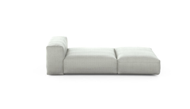 Preset lounger - pique - light grey - 220cm x 105cm