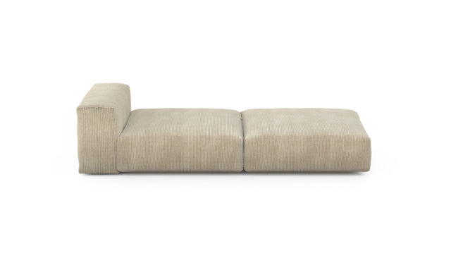 Preset lounger - cord velours - sand - 241cm x 105cm