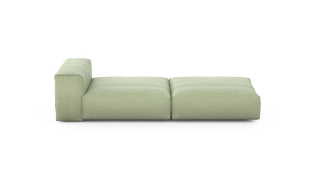 Preset lounger - linen - olive - 241cm x 105cm