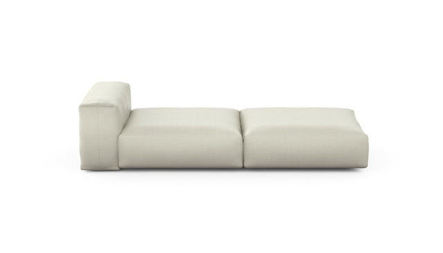 Preset lounger - pique - beige - 241cm x 105cm