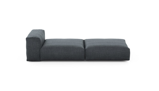 Preset lounger - pique - dark grey - 241cm x 105cm