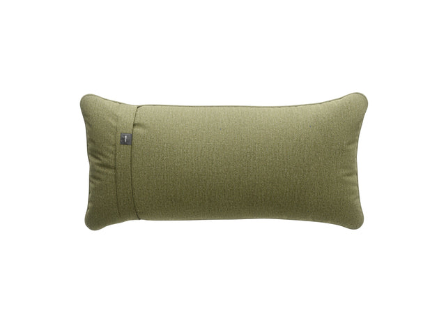 pillow - linen - olive - 60cm x 30cm