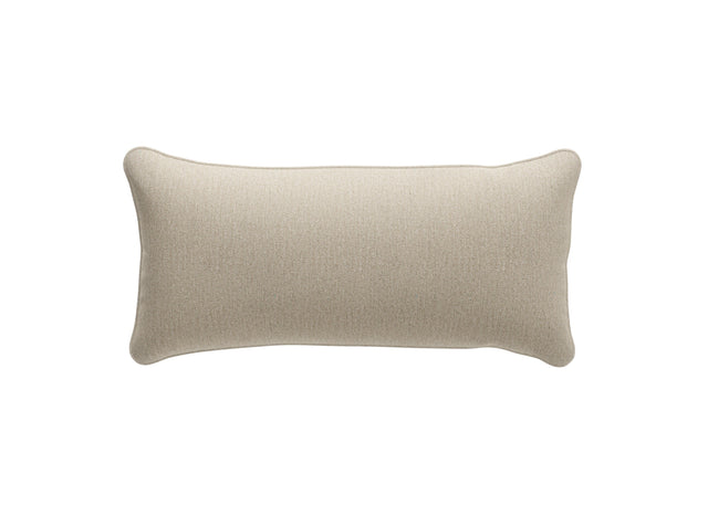 pillow - linen - platinum - 60cm x 30cm