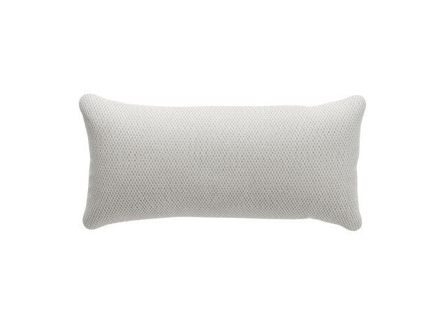 pillow - pique - light grey - 60cm x 30cm