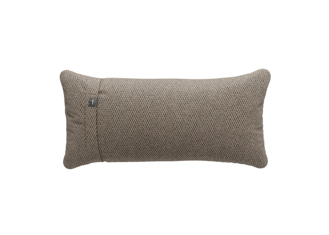 pillow - pique - stone - 60cm x 30cm