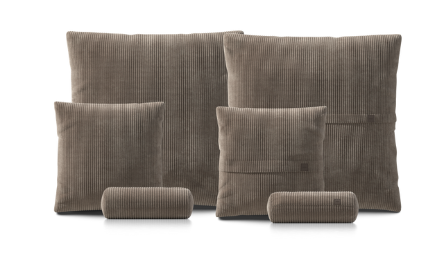 Pillow Set 3 - Cord Velour - Mocha