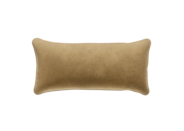 pillow - velvet - caramel - 60cm x 30cm