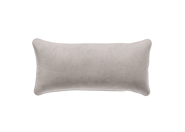 pillow - velvet - light grey - 60cm x 30cm