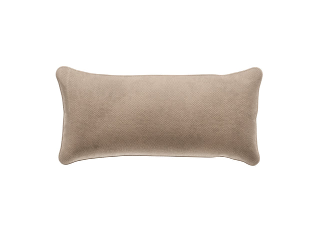 pillow - velvet - stone - 60cm x 30cm