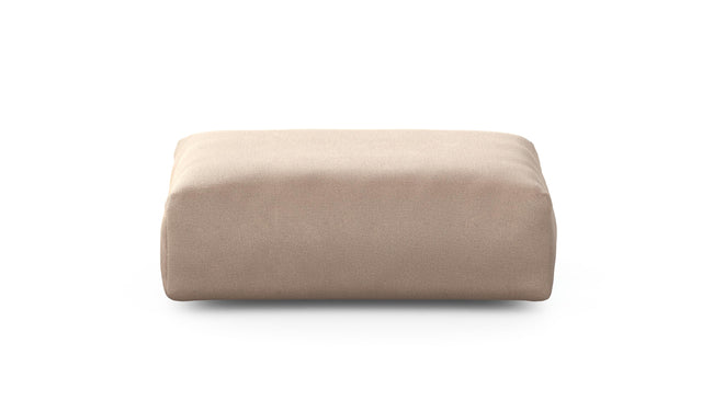 Preset sofa seat - 105 x 63 - velvet - stone