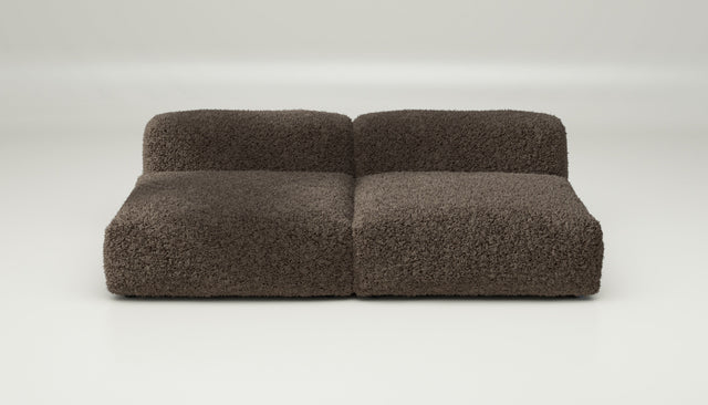 vetsak | Sofa Set 01 Large - doodle - cacao | Modular Sofa | 3.5 Seater