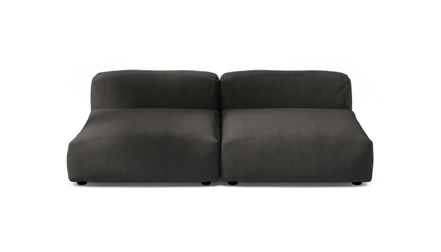 vetsak | Sofa Set 01 Large - Herringbone - Dark Grey | Modular Sofa | 3.5 Seater