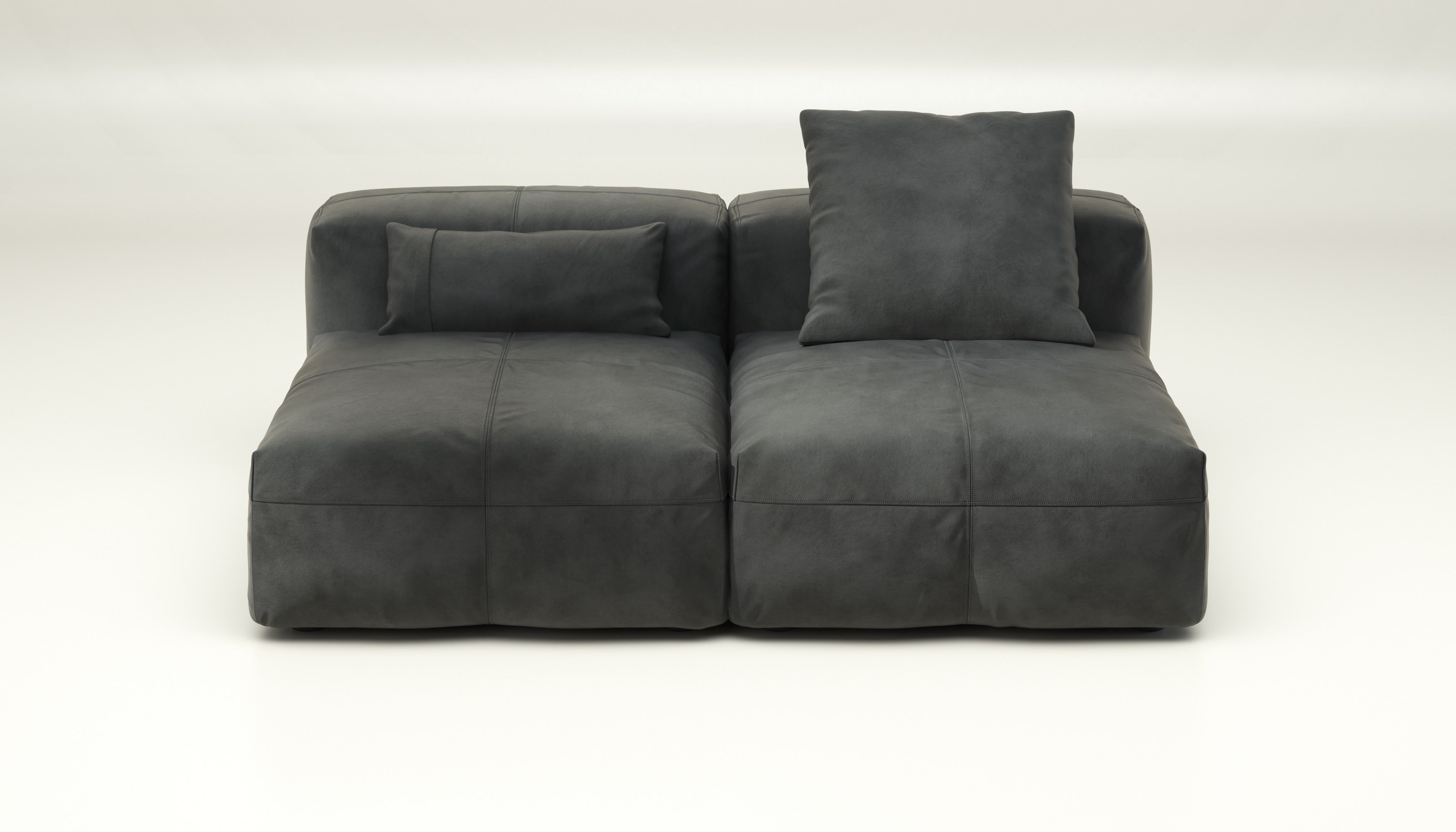 vetsak ダークグレー L vetsak | Sofa Side Large - cord velour - dark grey – vetsak®