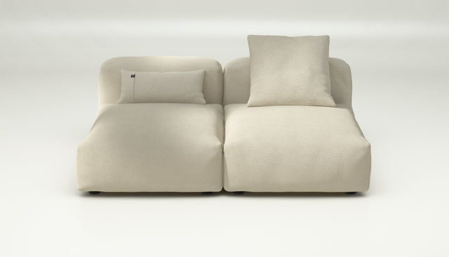 vetsak | Sofa Set 01 Medium - loop loop - duna | Modular Sofa | 2.5 Seater