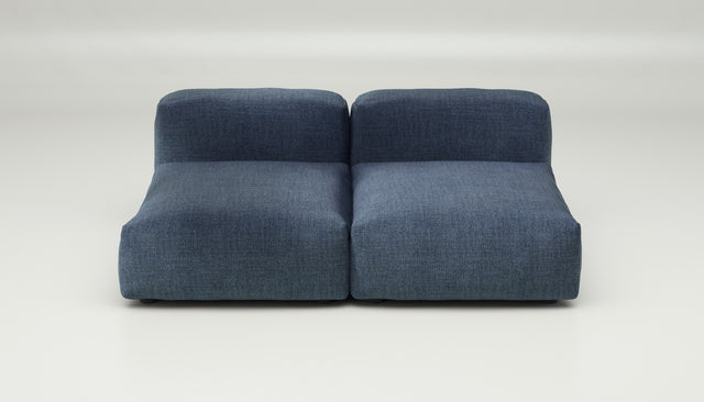 vetsak | Sofa Set 01 Medium - Pique - Dark Blue | Modular Sofa | 2.5 Seater