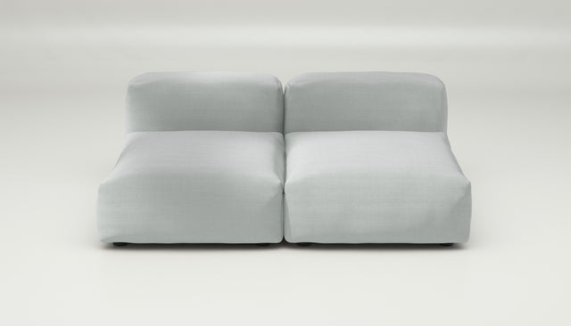 vetsak | Sofa Set 01 Medium - Pique - Light Grey | Modular Sofa | 2.5 Seater