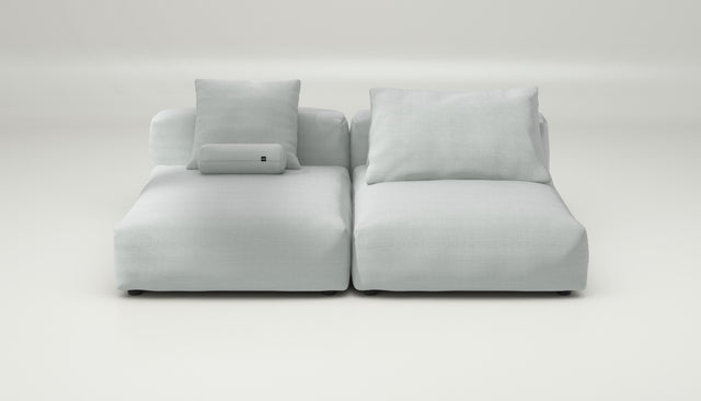 vetsak | Sofa Set 01 XLarge - Pique - Light Grey | Modular Sofa | 3.5 Seater