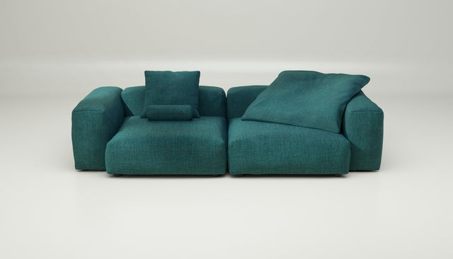 vetsak | Sofa Set 02 Large - pique - cedar | Modular Sofa | 3.5 Seater | Big Sofa