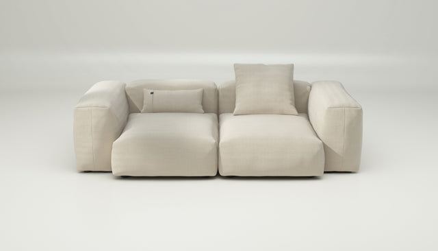 vetsak | Sofa Set 02 Medium - pique - beige | Modular Sofa | 2.5 Seater | Big Sofa