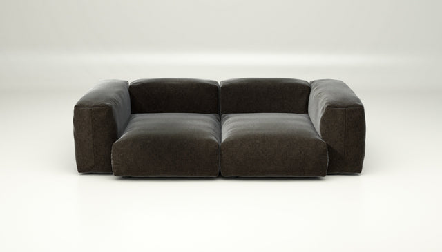 vetsak | Sofa Set 02 Medium - suave - anthracite | Modular Sofa | 2.5 Seater | Big Sofa