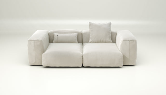 vetsak | Sofa Set 02 Medium - suave - pearl | Modular Sofa | 2.5 Seater | Big Sofa