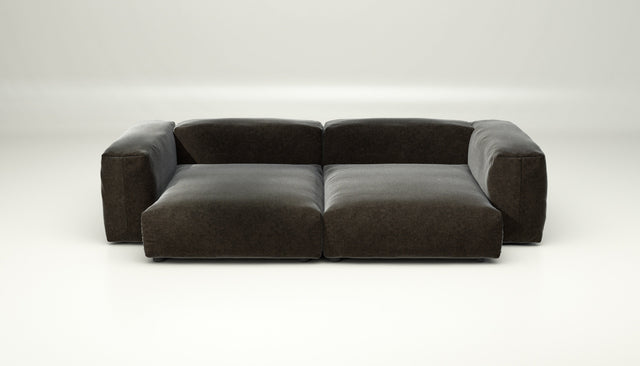 vetsak | Sofa Set 02 XLarge - suave - anthracite | Modular Sofa | 3.5 Seater | Big Sofa