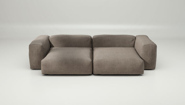 vetsak | Sofa Set 02 XLarge - Pique - Stone | Modular Sofa | 3.5 Seater | Big Sofa