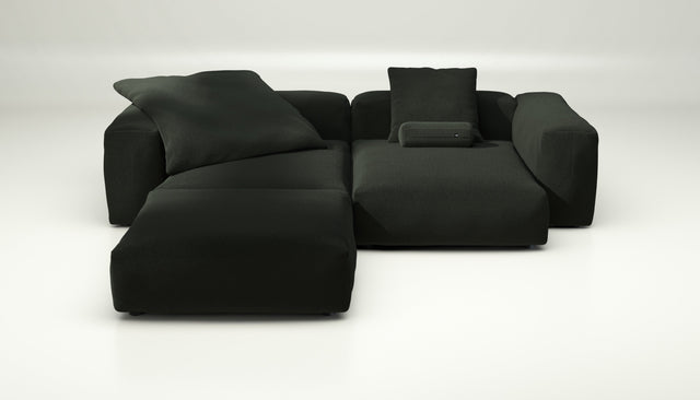 vetsak | Sofa Set 03 - loop loop - mousse | Modular Sofa | 3.5 Seater | Big Sofa | Corner Sofa