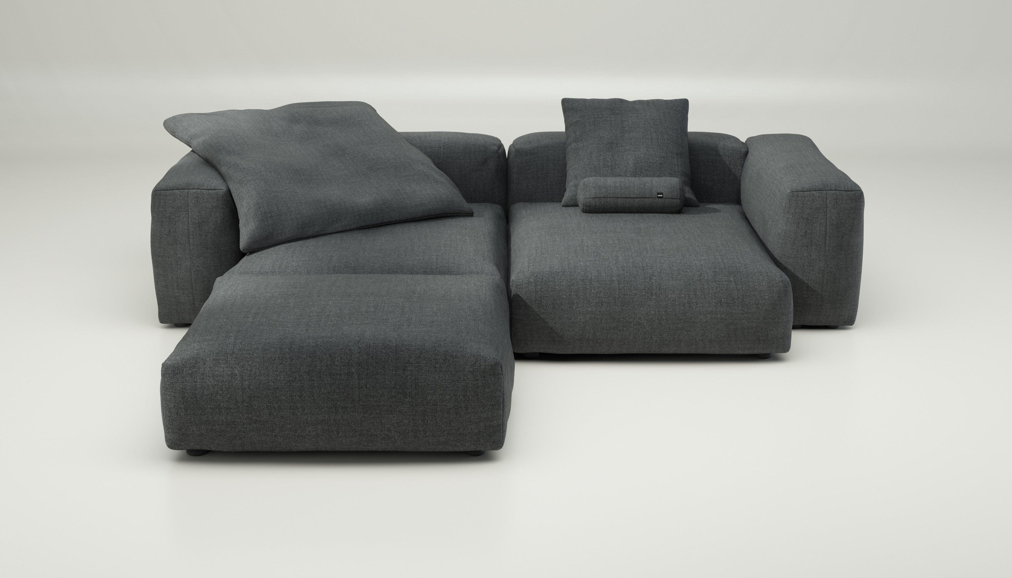 vetsak | Sofa Set 03 - pique - dark grey | Modular Sofa | 3.5