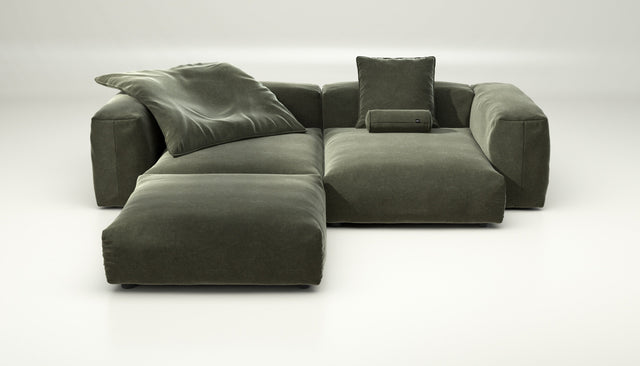 vetsak | Sofa Set 03 - suave - pine | Modular Sofa | 3.5 Seater | Big Sofa | Corner Sofa