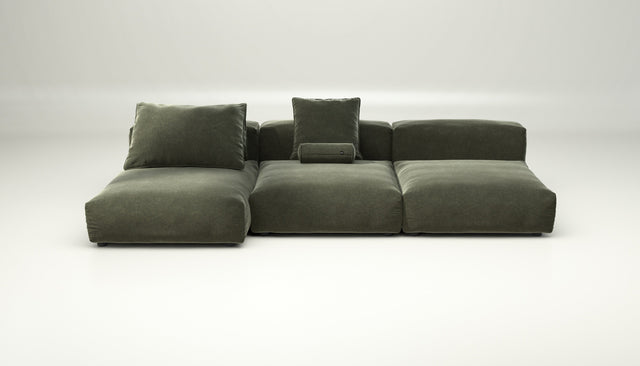 vetsak | Sofa Set 04 - suave - pine | Modular Sofa | 5 Seater | Big Sofa