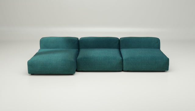 vetsak | Sofa Set 04 - pique - cedar | Modular Sofa | 5 Seater | Big Sofa
