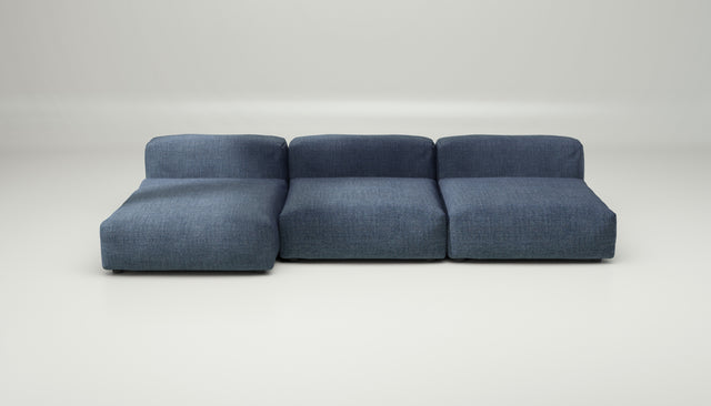 vetsak | Sofa Set 04 - Pique - Dark Blue | Modular Sofa | 5 Seater | Big Sofa