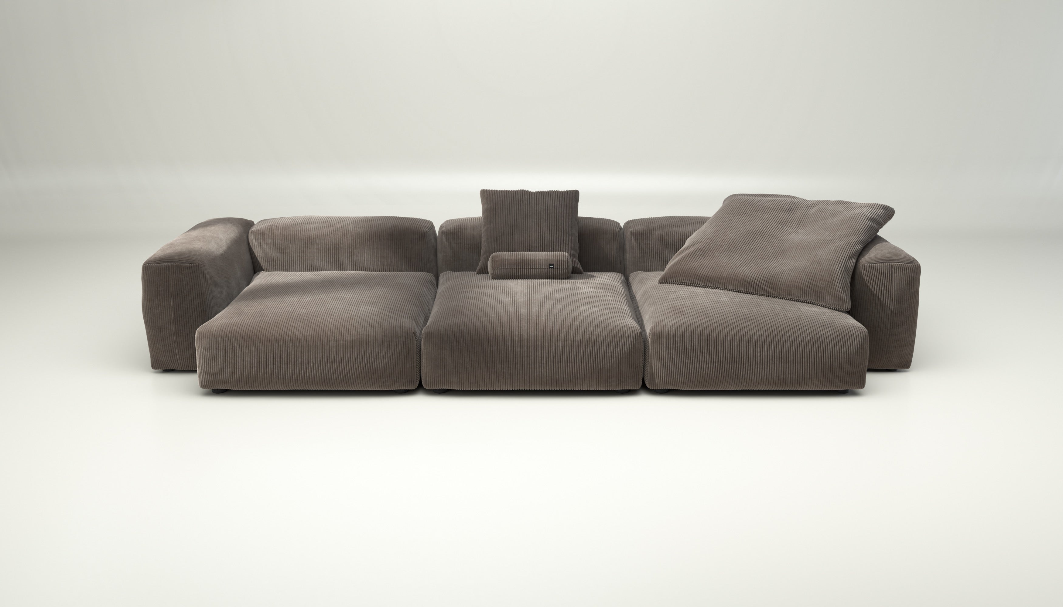 vetsak | Sofa Set 05 - cord velour - mocha | Modular Sofa | 5