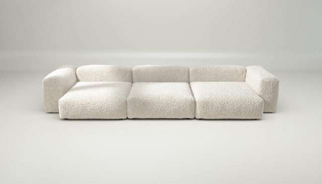 vetsak | Sofa Set 05 - doodle - creme | Modular Sofa | 5 Seater | Big Sofa | Corner Sofa