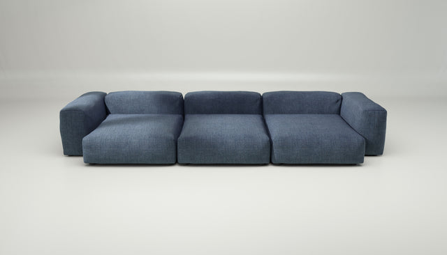 vetsak | Sofa Set 05 - Pique - Dark Blue | Modular Sofa | 5 Seater | Big Sofa | Corner Sofa