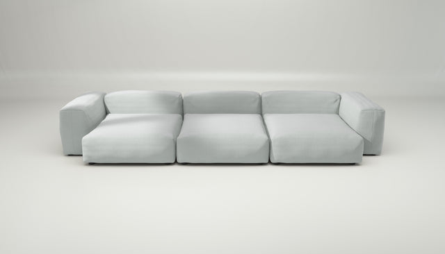 vetsak | Sofa Set 05 - Pique - Light Grey | Modular Sofa | 5 Seater | Big Sofa | Corner Sofa