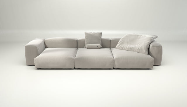 vetsak | Sofa Set 05 - Suave - Clay | Modular Sofa | 5 Seater | Big Sofa | Corner Sofa