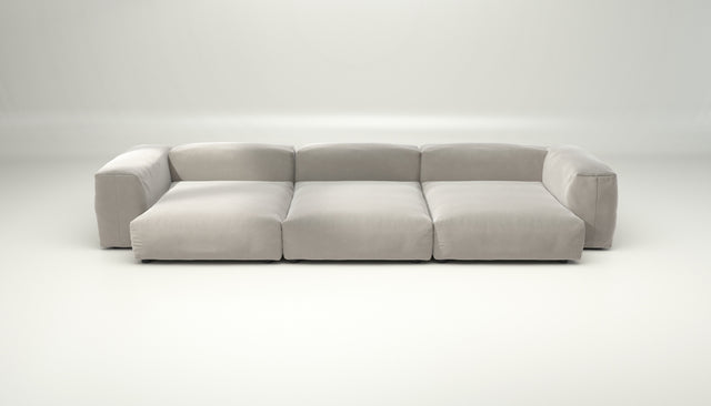 vetsak | Sofa Set 05 - Suave - Clay | Modular Sofa | 5 Seater | Big Sofa | Corner Sofa