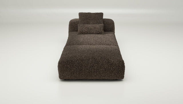 vetsak | Sofa Set 07 - Sun Lounger - doodle - cacao | Modular Sofa | 2 Seater | Daybed | Chaiselounge