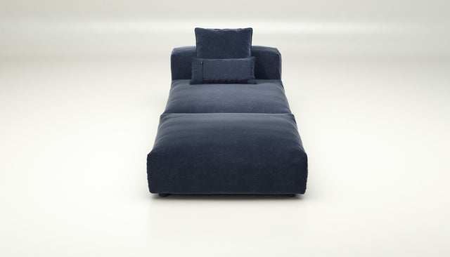 vetsak | Sofa Set 07 - Sun Lounger - suave - navy | Modular Sofa | 2 Seater | Daybed | Chaiselounge