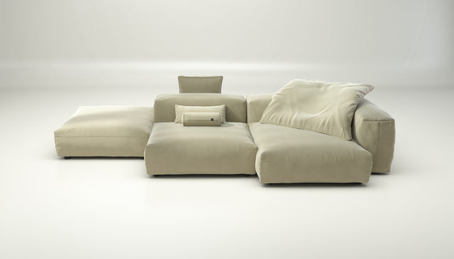 vetsak | Sofa Set 09 - The Island - suave - clay | Modular Sofa | 7 Seater | Sofa Island