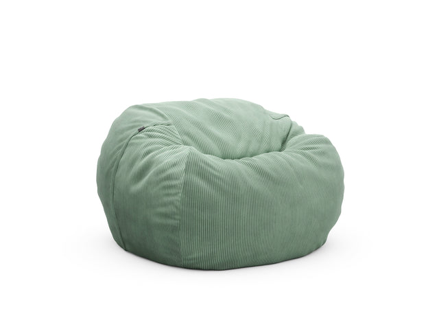 the beanbag - cord velour - duck egg - 110cm x 70cm