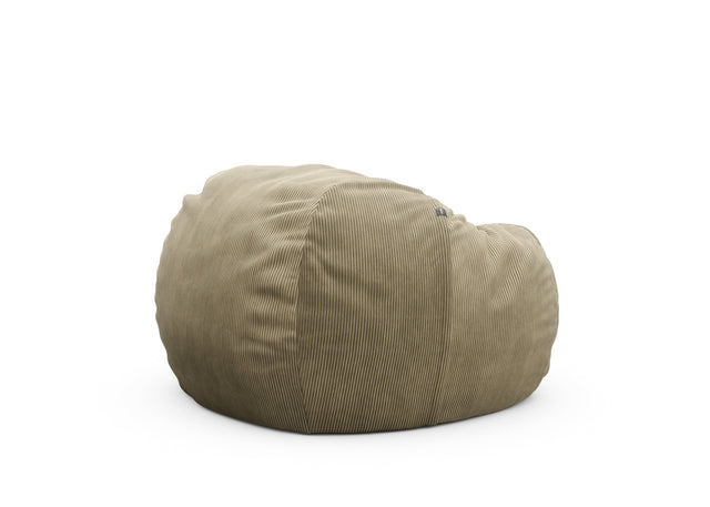 the beanbag - cord velour - khaki - 110cm x 70cm