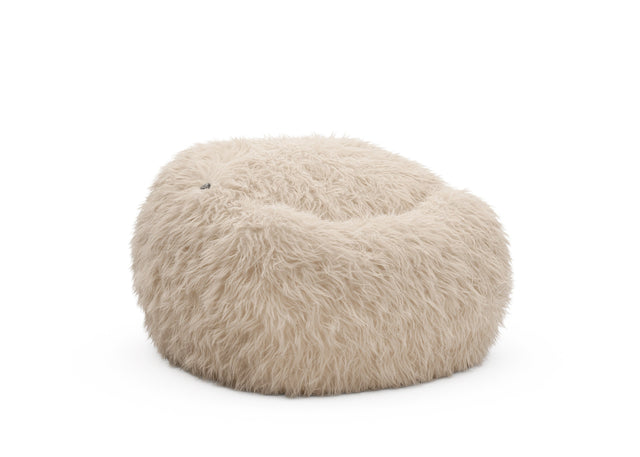 the beanbag - flokati - beige - 110cm x 70cm